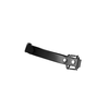 Ouch By Shots Ouch! Deep Throat Gag Juodas - Adjustable PU Leather Mouthpiece