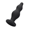 Ouch By Shots Shots Bubble Silicone Plug with Suction Base Juodas Medium
