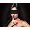 Ouch By Shots Ouch! Mystere Lace Mask Elegant Juodas Eye Priedas