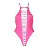 Ouch By Shots NEON High-Cut UV Active Bodysuit Neon Rožinė Stretchy XS-XXXXL
