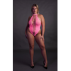 Ouch By Shots NEON High-Cut UV Active Bodysuit Neon Rožinė Stretchy XS-XXXXL