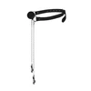 Ouch By Shots EasyToys Adjustable Ball Gag with Nipple Clamp System - Juodas Leather