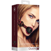 Ouch By Shots OUCH! Diamond Pattern Adjustable Breathing Ball Gag 62cm Juodas