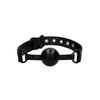Ouch By Shots OUCH! Diamond Pattern Adjustable Breathable Ball Gag Neoprene Juodas