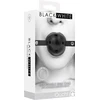 Ouch By Shots Ouch! Adjustable Breathable Ball Gag with Leather Straps Juodas