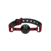 Ouch By Shots OUCH! Diamond Pattern Adjustable Breathing Ball Gag 62cm Juodas
