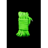 Ouch By Shots Ouch! Glow in the Dark Bondage Rope 5m - Luminous Žalias, Soft Touch