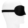 Ouch By Shots Ouch! Curvy Eye Mask Adjustable Soft Velvet Juodas Design