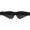 Ouch By Shots Ouch! Diamond Pattern Faux-Leather Eye Mask, Juodas, 19.5 cm