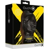 Ouch By Shots Ouch! Mask Juodas with Long Brown Ponytail - Adjustable Hood Design
