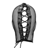 Ouch By Shots Ouch! Fishnet Mask Juodas - Adjustable PU Leather &amp; Mesh Design