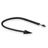 Ouch By Shots Ouch! Metal Plug with PU Leather Devil Tail - Juodas, Medium Size