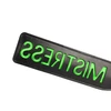 Ouch By Shots Ouch! 'Mistress'' Paddle - Glow in the Dark - Juodas/Neon Žalias