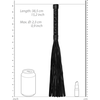 Ouch By Shots OUCH! Faux Leather Whip Burgundy 38.5cm - Durable Intimate Priedas
