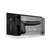 Ouch By Shots Ouch! Ribbed Hollow Intimate System with Anatomical Base 21 cm Juodas