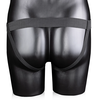 Ouch By Shots Ouch! Ribbed Hollow Intimate System with Adjustable Harness 21 cm