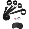 Ouch By Shots Ouch! Bed Binding Restraint Kit - Juodas