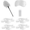 Ouch By Shots LoversPremium Honeymoon Bondage Kit Satin Cuffs &amp; Sensory Accessories Set