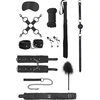 Ouch By Shots Shots Advanced Bondage Kit with Furry Cuffs, Satin Mask &amp; Rope 10m