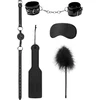 Ouch By Shots Ouch! Rinkinys BDSM Introductory Bondage Kit #4 - Juodas