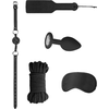Ouch By Shots Sinner Gear Introductory Bondage Kit #5 - Juodas Starter Set with Accessories