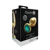 Ouch By Shots Ouch! Auksinė METALOWY KOREK ANALNY PLUG Z DIAMENTEM 7 CM WODOODPORNY