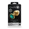 Ouch By Shots Ouch! Aliuminio Intimate Jewel Plug Medium - Sidabrinis, Gem Base
