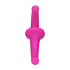 Ouch By Shots OUCH! Silicone Strapless Strap-On Violetinė 10-Speed Remote Control 12cm