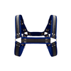 Ouch By Shots Ouch! Leather Bulldog Harness L/XL - Adjustable Bonded Leather Straps