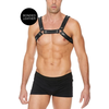 Ouch By Shots Ouch! Leather Bulldog Harness L/XL - Adjustable Straps &amp; Buckles
