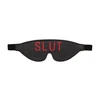 Ouch By Shots Ouch! Blindfold - SLUT - Juodas