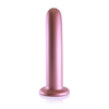 Ouch By Shots Ouch! Smooth Silicone Intimate Device 17 cm Metallic with Suction Cup