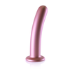 Ouch By Shots Ouch! Smooth Silicone Intimate Device 17 cm Metallic with Suction Cup