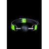Ouch By Shots Ouch! Glow in the Dark Solid Ball Gag - Universal Size, Luminous Žalias