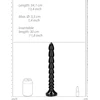 Ouch By Shots OUCH! Stacked Anal Snake 12'' Flexible Silicone Gylis Trainer Juodas
