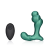 Ouch By Shots OUCH! Stacked Intimate Massager with Remote Control Metallic Žalias