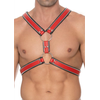 Ouch By Shots Z Series Scottish Adjustable Leather Harness L/XL with Steel Details
