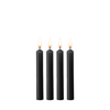 Ouch By Shots Ouch! Teasing Wax Candles Set - 4 Juodas Pieces, Low-Temperature Formula