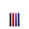 Ouch By Shots Ouch! Teasing Wax Candles Set 4 Multicolor - Low-Temp Drip System