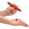 Ouch By Shots Ouch! Teasing Wax Candles Set 4pcs Large Raudona - Sensory Play Priedas