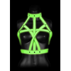 Ouch By Shots Ouch! Harness L/XL Glow-in-the-Dark Adjustable Body Priedas