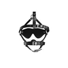 Ouch By Shots Ouch! Adjustable Juodas Head Harness with Integrated Blindfold &amp; Ball Gag