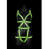 Ouch By Shots Ouch! Full Body Harness Glow-in-the-Dark Adjustable S/M