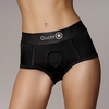 Ouch By Shots Sincerely Vibrating Strap-On Brief XS/S Juodas - Rechargeable System