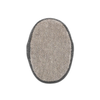 Touche By Shots Touche Oval Bath Sponge Flax &amp; Hemp Charcoal Double-Sided Scrubber