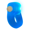 Mėlyna Oxballs - Glowdick Cockring su Led Mėlyna ledu