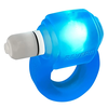 Mėlyna Oxballs - Glowdick Cockring su Led Mėlyna ledu