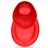 Oxballs – Glowhole-2 tuščiaviduris užpakalinis kištukas su LED įdėklu Raudona Morph Large