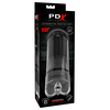 Pipedream PDX ELITE EXTENDER PRO VIBRUOJANTIS SIURBLYS SKAIDRUS