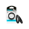 PerfectFitBrand Perfect Fit Xact-Fit #16 Precision 2-Ring Set, Soft Silicone, Juodas